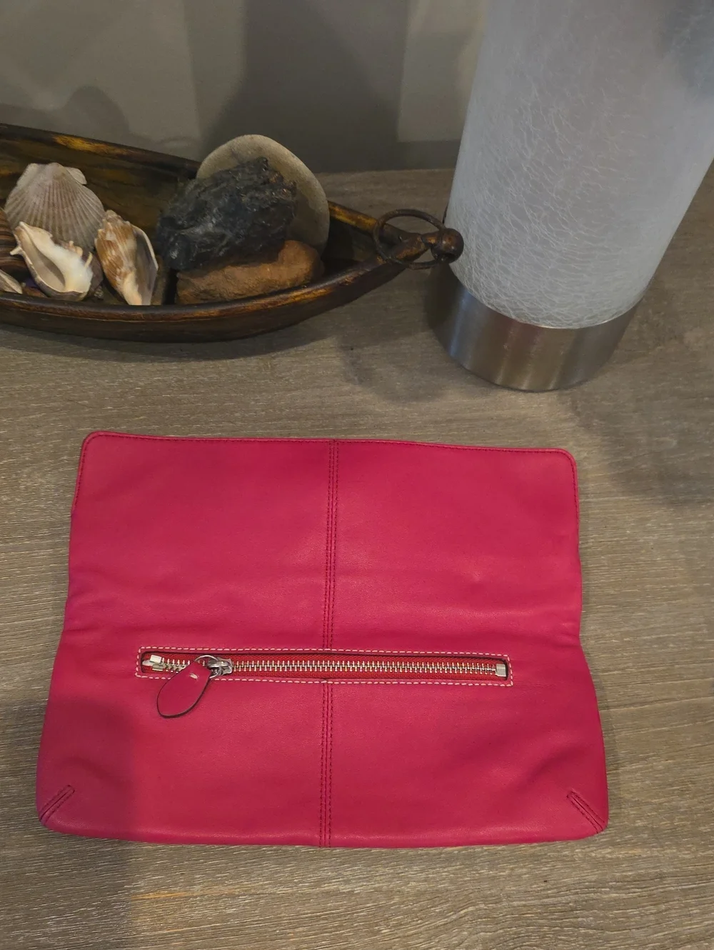 Coach Y2K Foldover Clutch Pink